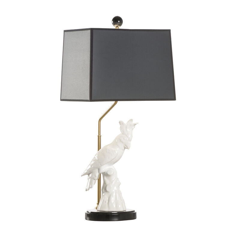 Hope Parrot Design Ceramic Table Lamp