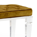 Greta Acrylic Made Bedroom Bench-Bedroom Benches-Wildwood-LOOMLAN