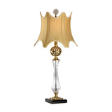 Daines Accent Brass And Glass Design Table Lamp