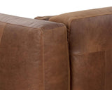 Beau Leather Upholstered Sofa Chaise