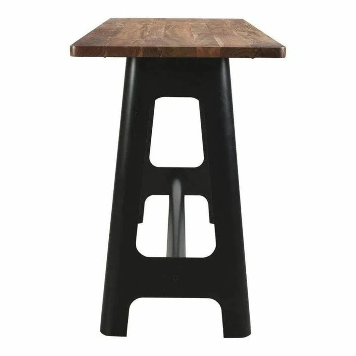 79 Inch Bar Table Natural Industrial - LOOMLAN - Moe's Home - Bar Tables