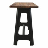 79 Inch Bar Table Natural Industrial Bar Tables LOOMLAN By Moe's Home