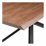 79 Inch Dining Table Walnut Brown Contemporary Dining Tables LOOMLAN By Moe's Home