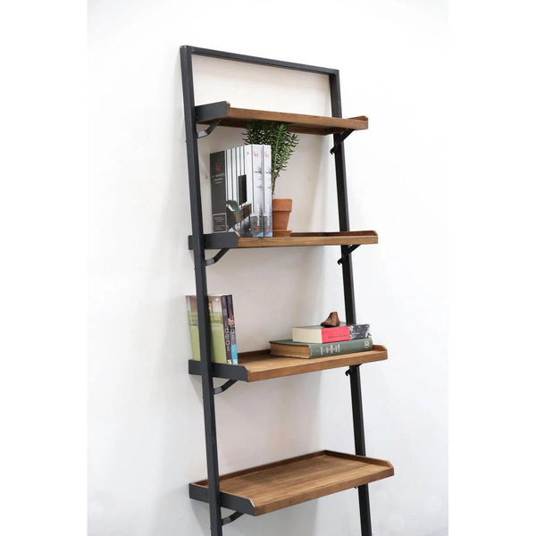 79" Reclaimed Teak Rustic Rectangle Wall Rack Mix and Match Wall Shelves & Ledgers LOOMLAN By LHIMPORTS