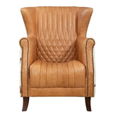 Hyde Paris Flea Market Leather Upholstered Armchair