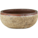 7.5 in. Lyra Ceramic Brown Planter