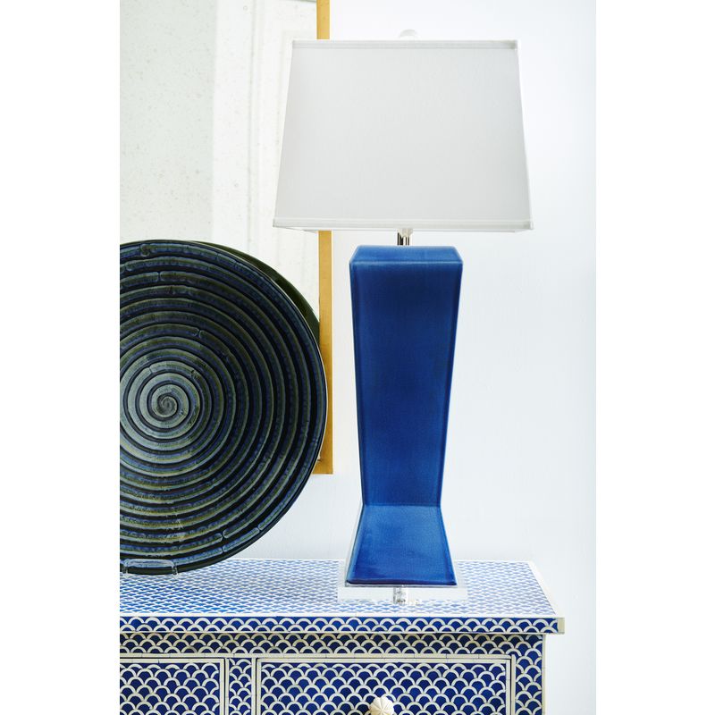 Albion Angular Ceramic Modern Design Table Lamp