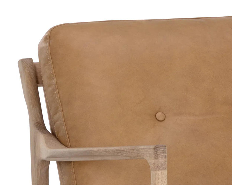 Gilmore Leather Upholstered Lounge Chair