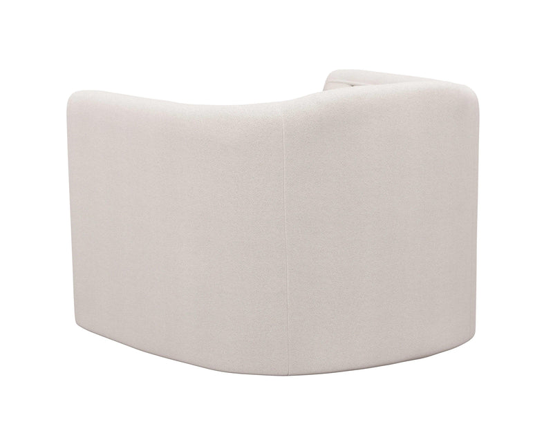 Birrit Fabric Upholstered Swivel Armchair