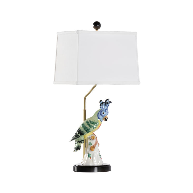 Hope Parrot Design Ceramic Table Lamp