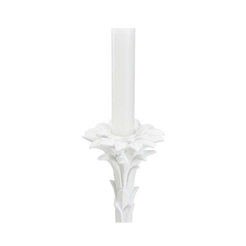 Roche White Handmade Candleholder (Set Of 2)