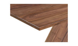80 Inch Dining Table Brown Contemporary-Dining Tables-Moe's Home-LOOMLAN