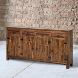 80 in Reclaimed Wood Sideboard with Drawers