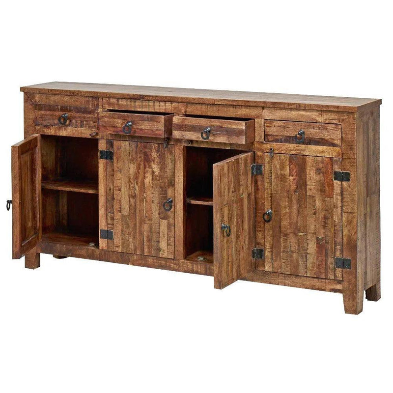 80 in Reclaimed Wood Sideboard with Drawers