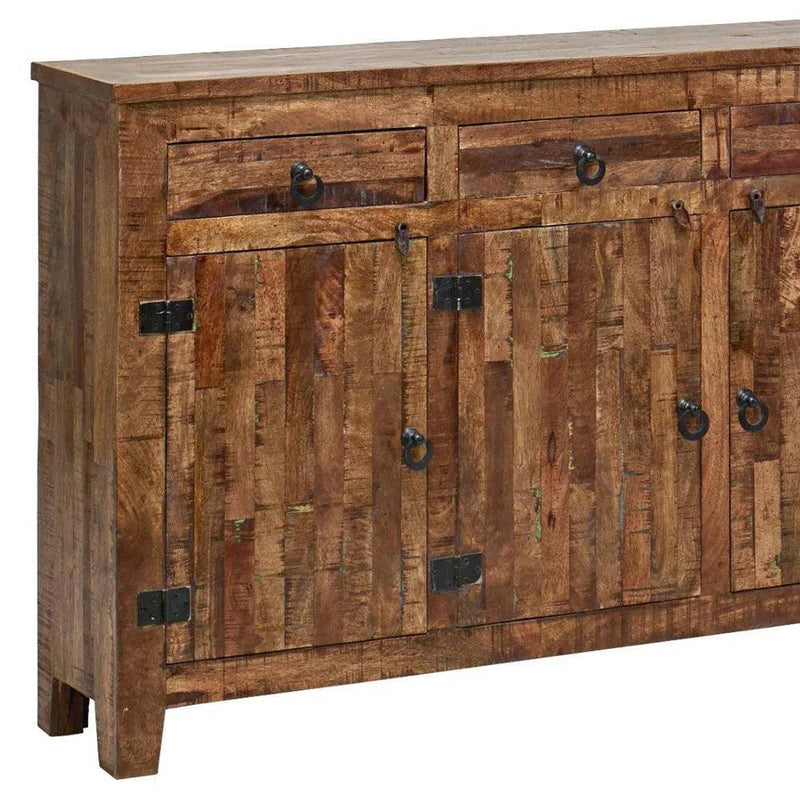 80 in Reclaimed Wood Sideboard with Drawers