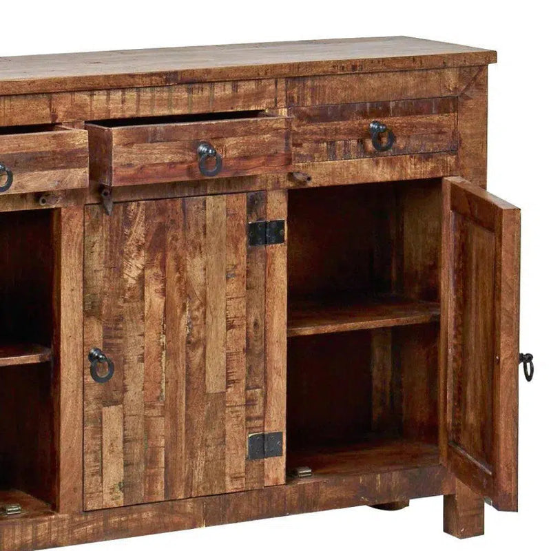 80 in Reclaimed Wood Sideboard with Drawers