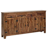 80 in Reclaimed Wood Sideboard with Drawers