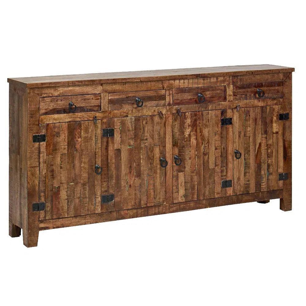 80 in Reclaimed Wood Sideboard with Drawers - LOOMLAN - LOOMLAN - Sideboards