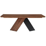 80 Inch Dining Table Brown Contemporary - LOOMLAN - Moe's Home - Dining Tables