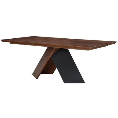 80 Inch Dining Table Brown Contemporary - LOOMLAN - Moe's Home - Dining Tables