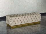 Babette Fabric Upholstered Backless Bench