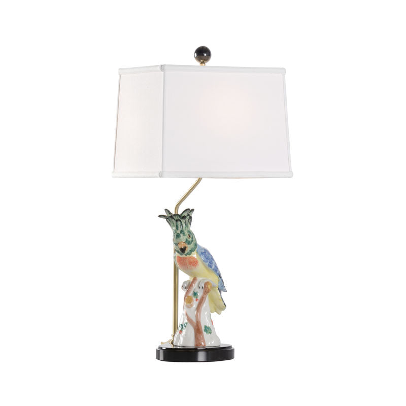 Hope Parrot Design Ceramic Table Lamp