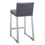 Architect Leather Upholstered Counter Stool