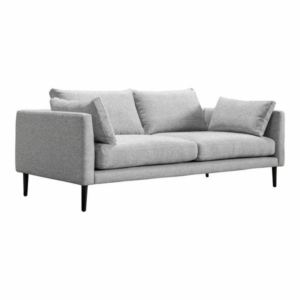 83 Inch Sofa Light Grey Contemporary Sofas & Loveseats LOOMLAN By Moe's Home