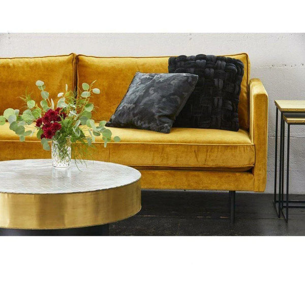 83 Inch Sofa Mustard Yellow Mid-Century Modern Sofas & Loveseats LOOMLAN By Moe's Home