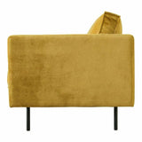 83 Inch Sofa Mustard Yellow Mid-Century