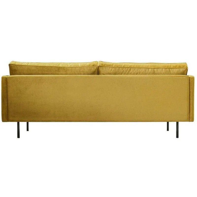 83 Inch Sofa Mustard Yellow Mid-Century