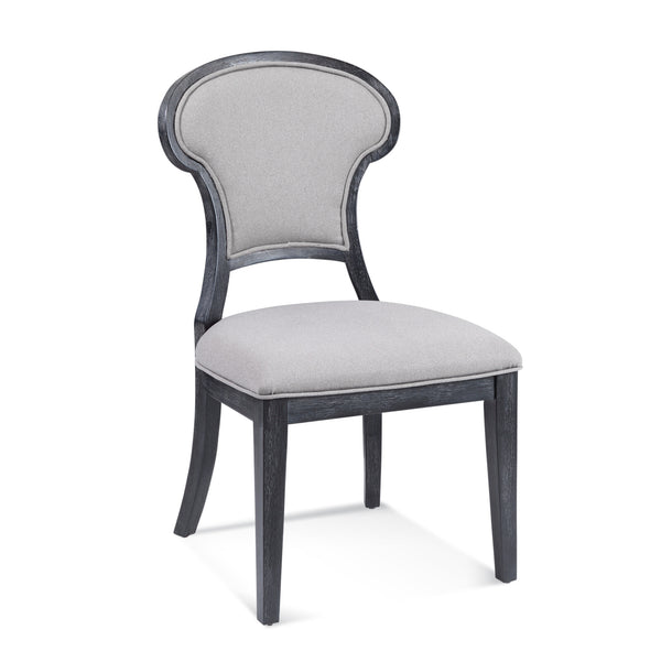 Mateo Wood Grey Armless Dining Chair