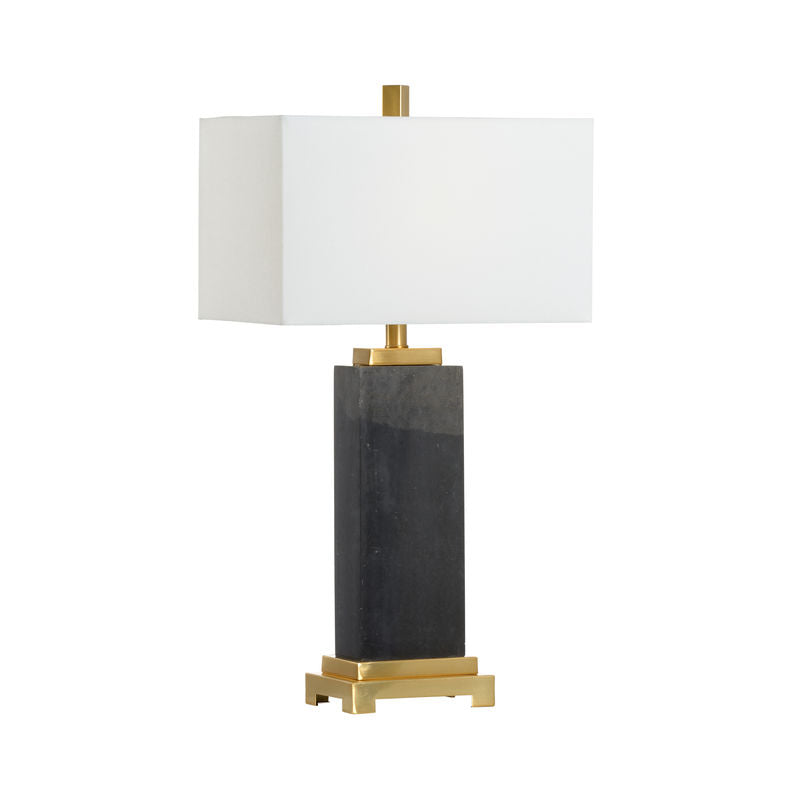 Kennedy Rectangular Modern Marble Table Lamp