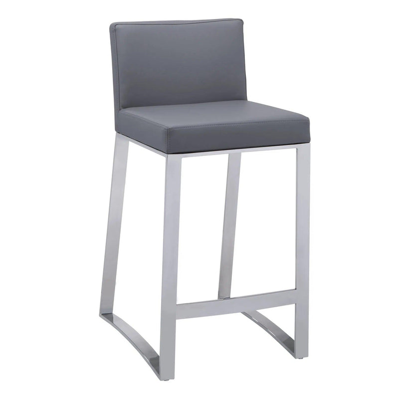 Architect Leather Upholstered Counter Stool