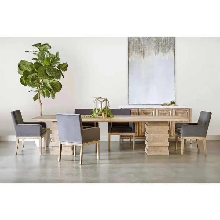 84-120" Plaza Extending Dining Table-Dining Tables-Essentials For Living-LOOMLAN