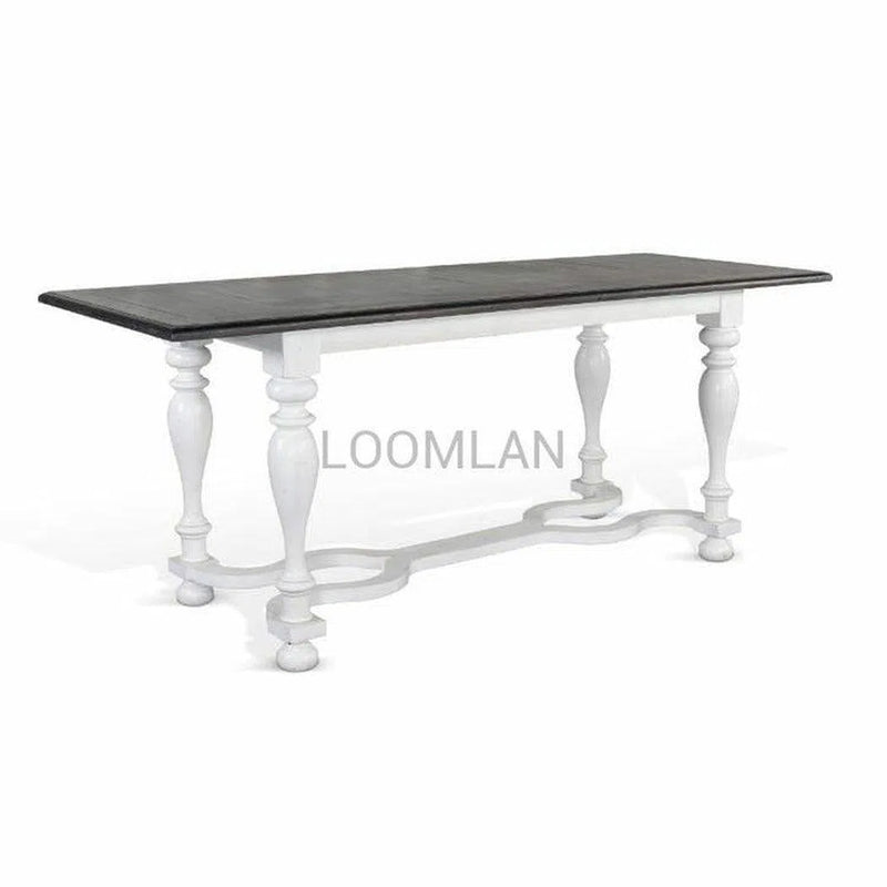 84" Carriage House Friendship Farmhouse Dining Table Dining Tables LOOMLAN By Sunny D