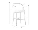 Carter Leather Upholstered Barstool