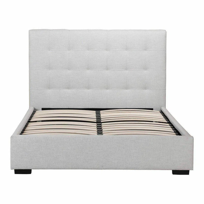 85 Inch Storage Bed King Sand Brown Contemporary Beds LOOMLAN By Moe's Home