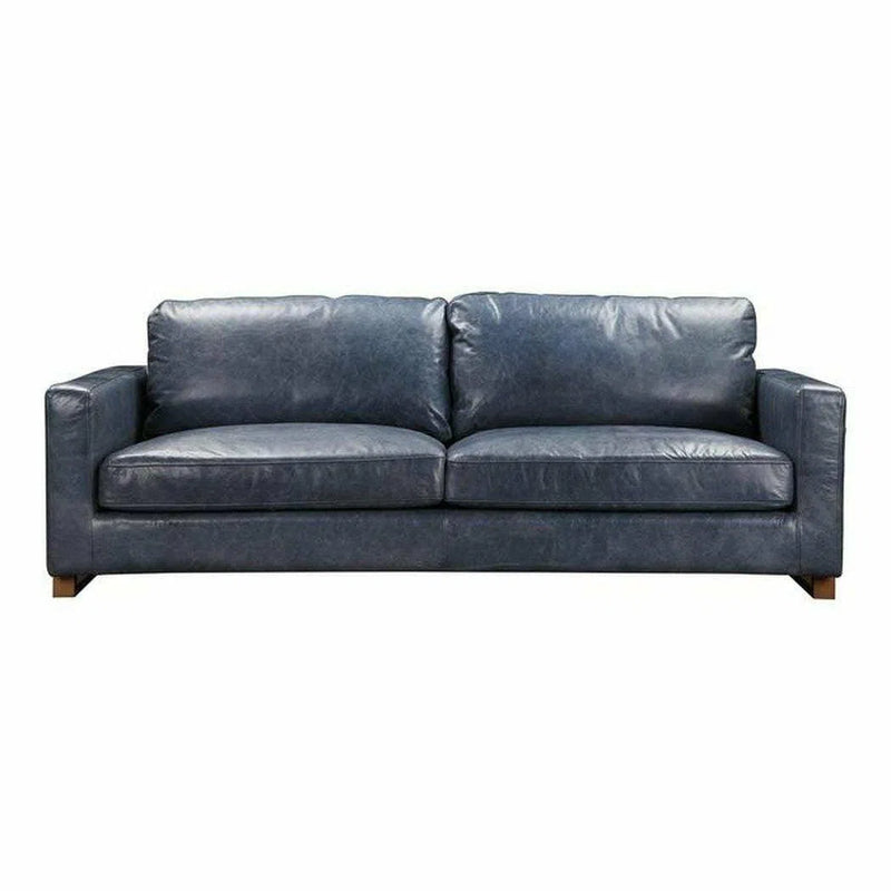85.5 Inch Sofa Blue Contemporary Sofas & Loveseats LOOMLAN By Moe's Home
