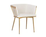 Caily Fabric Upholstered Dining Armchair