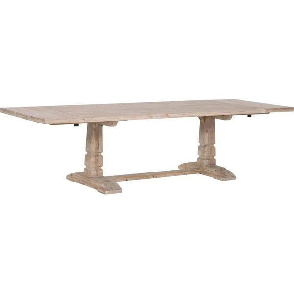 86 - 118" Hayes Reclaimed Wood Extendable Dining Table - LOOMLAN - Essentials For Living - Dining Tables