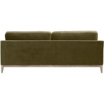 86" Parker Post Wood Olive Modern Sofa