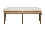 Milton Linen Upholstered Stylish Bench