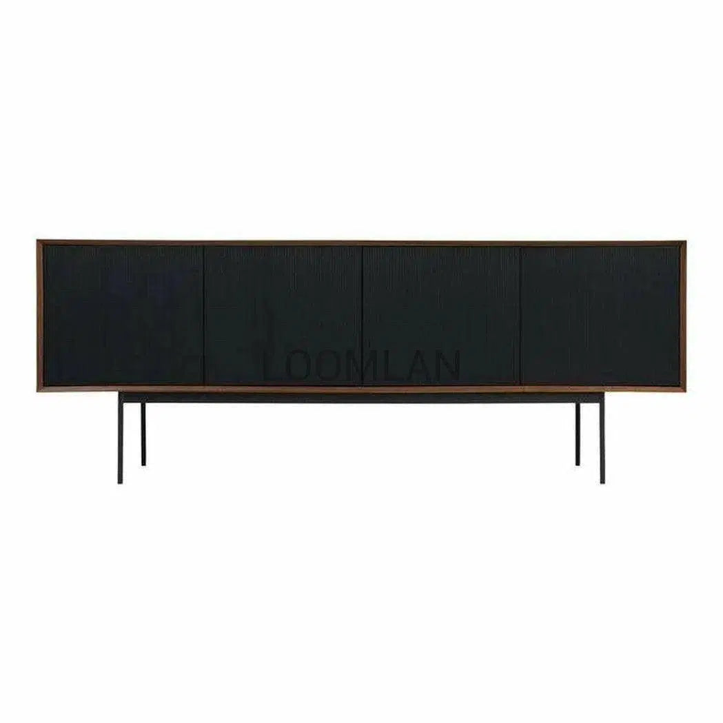 87 Inch Sideboard Brown Modern