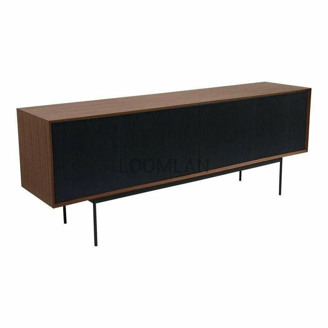 87 Inch Sideboard Brown Modern