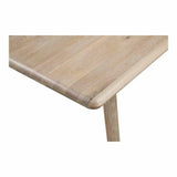 88 Inch Dining Table White Oak Natural Scandinavian Dining Tables LOOMLAN By Moe's Home