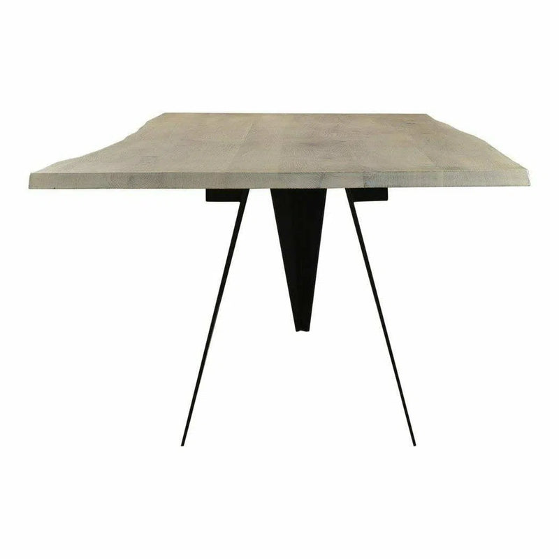 88" Rectangular Live Edge Dining Table for 6 or 8 people Dining Tables LOOMLAN By Moe's Home