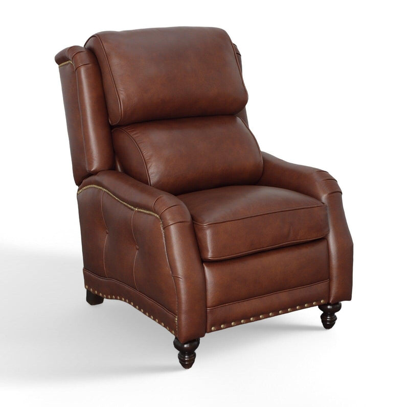 Chattam Dark Brown Leather Sofa Made In the USA