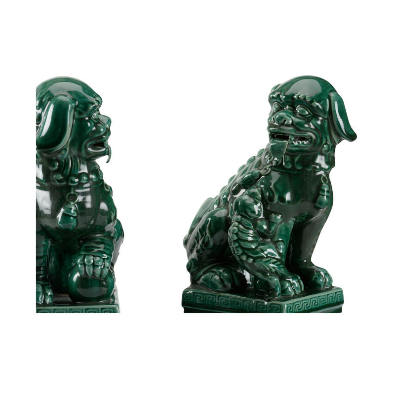 Foo Dogs Ceramic Made Sculpture