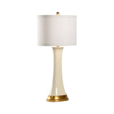 Hopper Gold Accents Smooth Finish Table Lamp